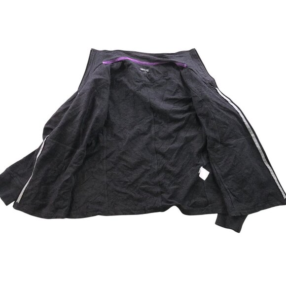 Kenneth Cole Reaction Womens Athletic Jacket Large Full Zip Black Activewear - Picture 3 of 15